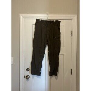 Exofficio Men's Size 40 Nylon Pants Green Fishing Hiking Repellent Inseam 31